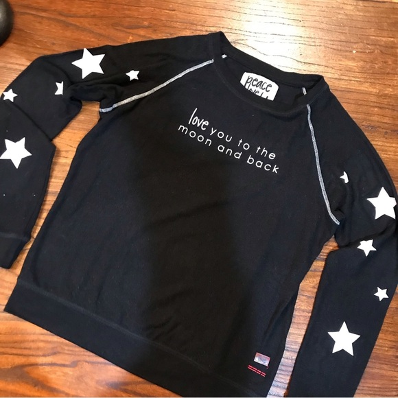 ✌️peace love world Sweatshirt - Picture 3 of 11